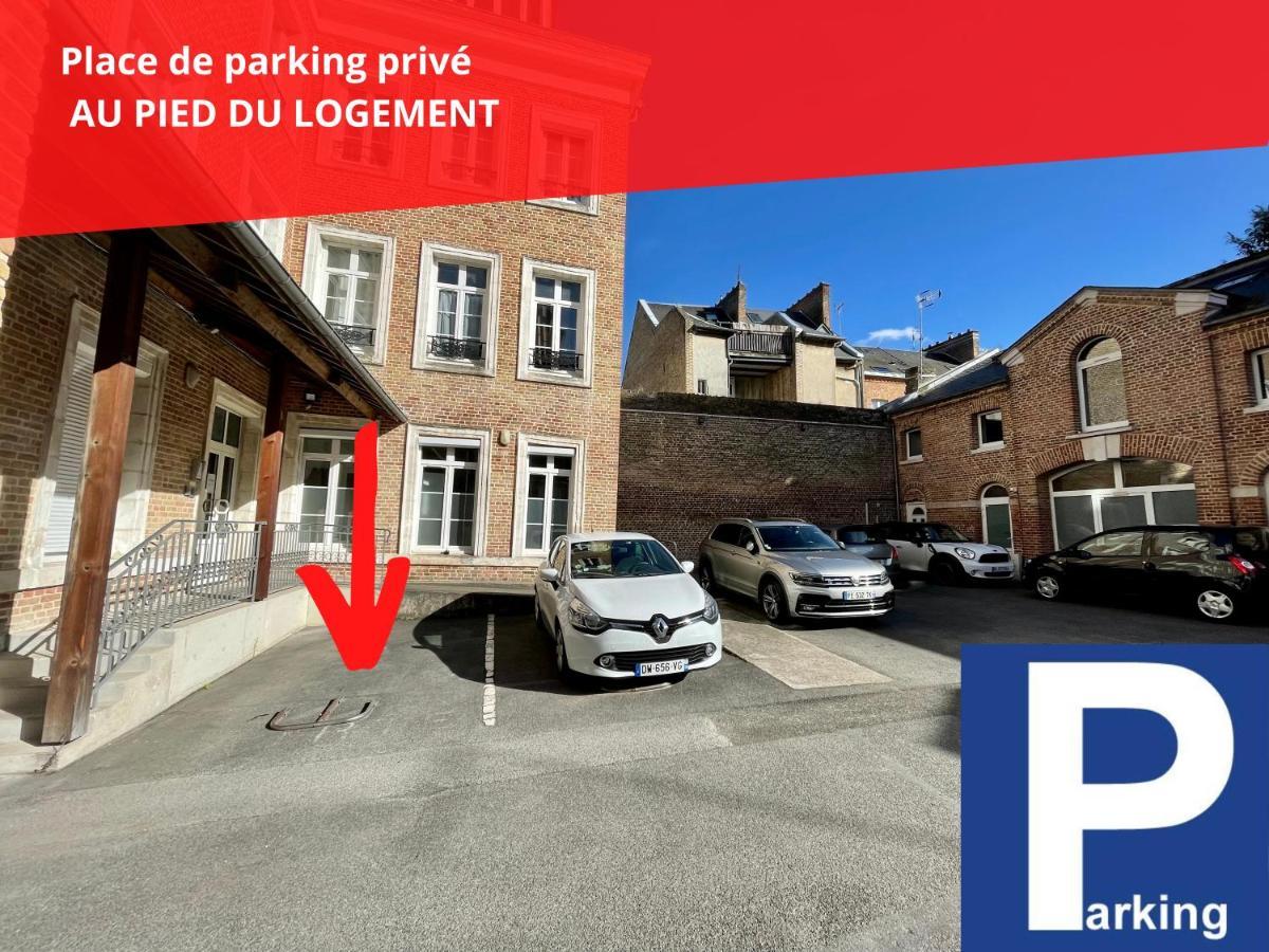 Superbe appartement-Sauna-Cinéma-Parking-Gare Amiens Exterior foto