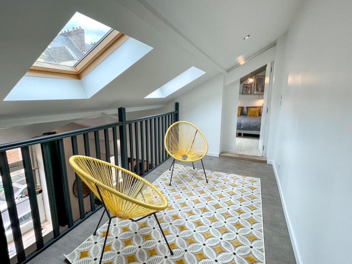 Superbe appartement-Sauna-Cinéma-Parking-Gare Amiens Exterior foto